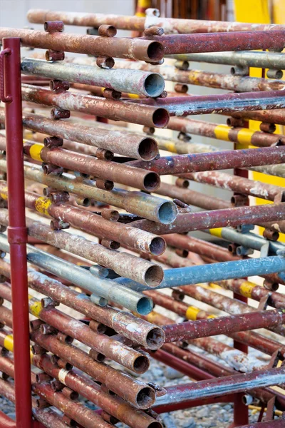 Bau eines Industriegebäudes — Stockfoto