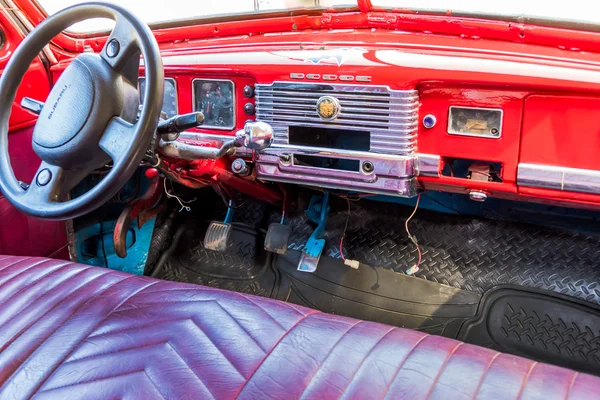 Caraibi, auto cuba.lassic per le strade — Foto Stock