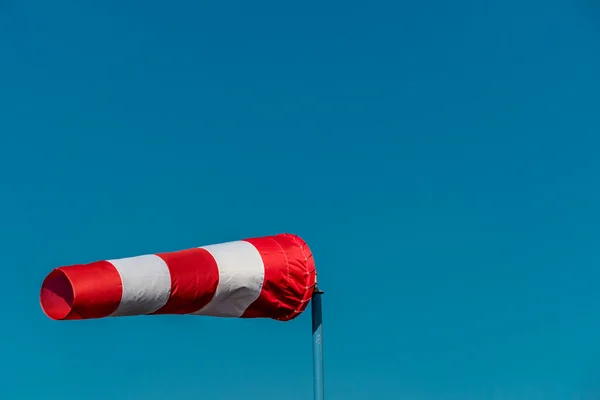 Windsock against a blue sky — Stock Photo, Image