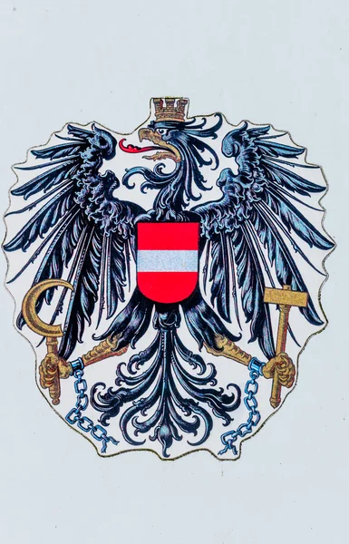 Austria, godło — Zdjęcie stockowe