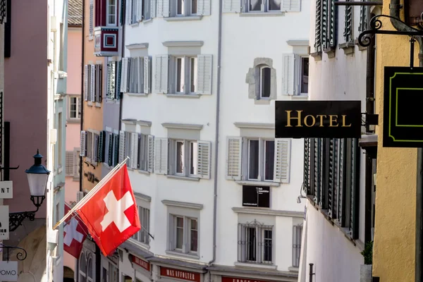 Hotel w Zurych — Zdjęcie stockowe