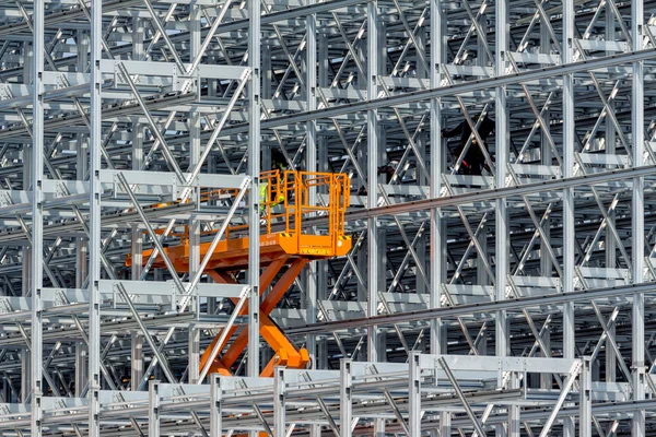 Construcción de un almacén de bahía — Foto de Stock