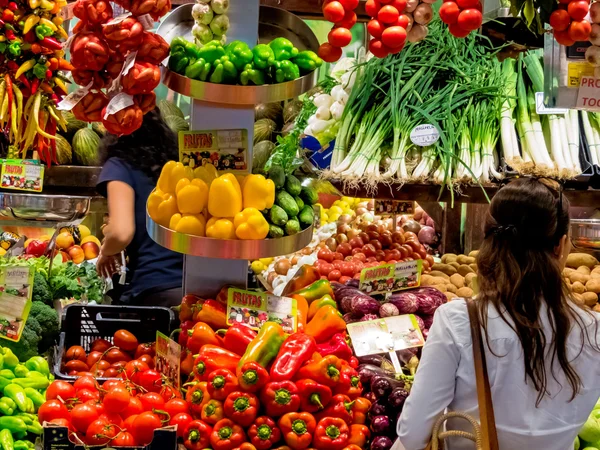 Ovocný a zeleninový trh — Stock fotografie