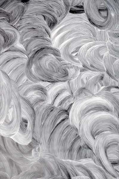 A fehér festék, maszatos üvegből — Stock Fotó