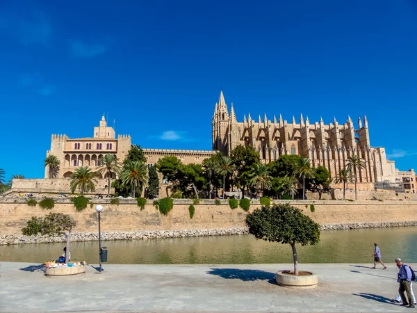 Spanien, mallorca, palma katedralen — Stockfoto