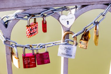 padlocks as a symbol for love clipart