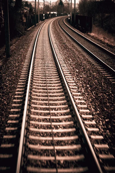 Rails with soft — Stock Photo, Image