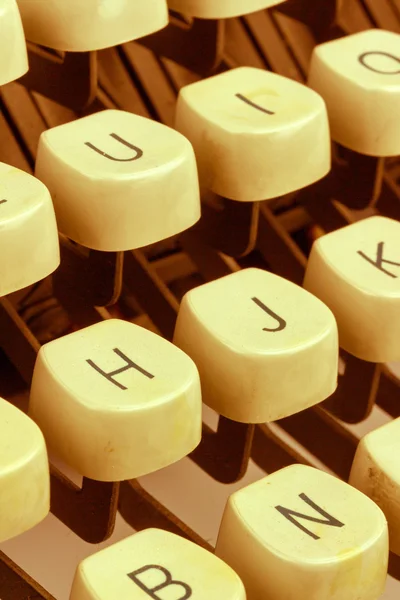 Clés sur une machine à écrire — Photo