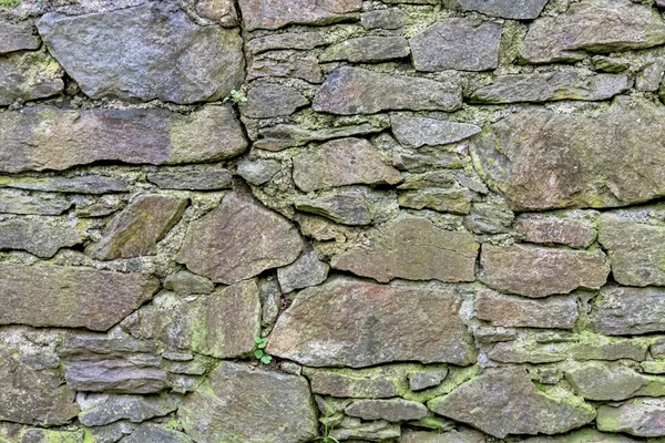 天然石头的墙 — 图库照片