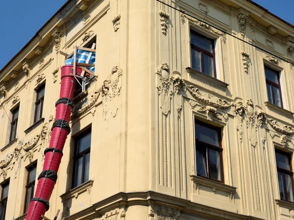 Ristrutturazione di una vecchia casa — Foto Stock