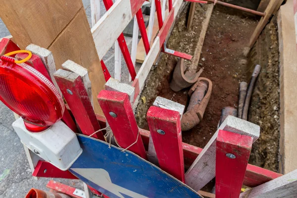 Construction routière — Photo