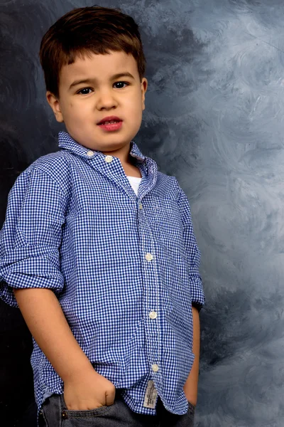 Little boy in pose — Stock Photo, Image