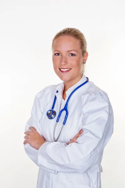 Doctor with stethoscope — Stock Photo, Image