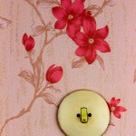 Old wallpaper with light switch Stock Photo by ©ginasanders 59183285