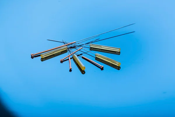Aghi per agopuntura — Foto Stock