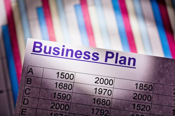 Business plan — Stock Photo, Image