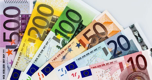 Euro banknotes — Stock Photo, Image