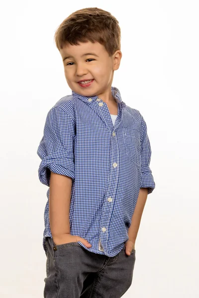 Little boy in pose — Stock Photo, Image