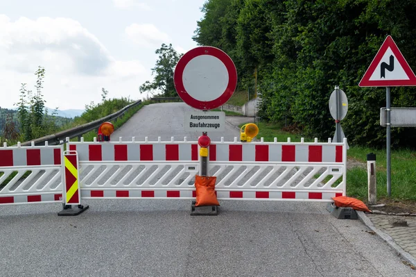 道路施工 — 图库照片