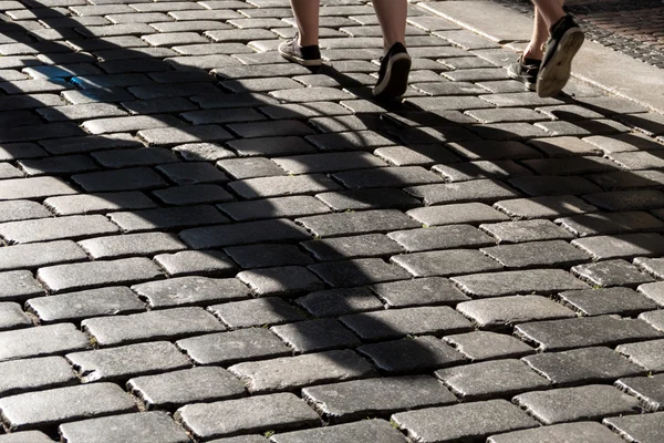 Shadow on pavement — Stock Photo, Image