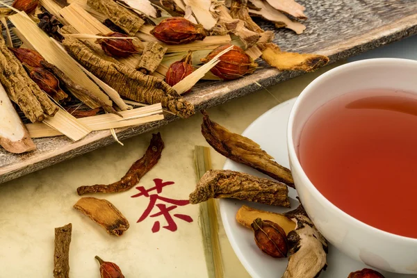 Té medicina tradicional china — Foto de Stock