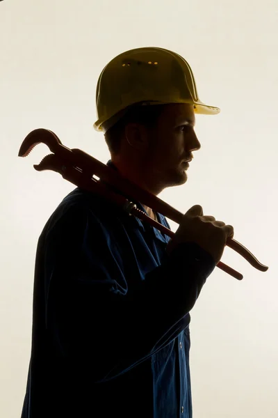 Craftsman with tools — Stock Photo, Image