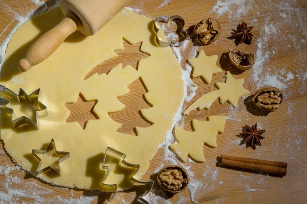 Cookies voor Kerstmis — Stockfoto