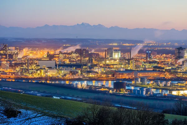 Austria, linz, industrial area — Stock Photo, Image