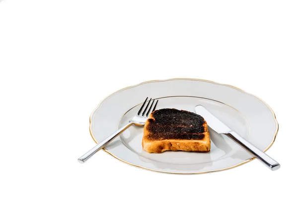 Brände toast brödskivor — Stockfoto