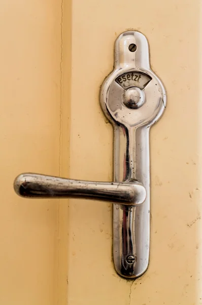 Close toilet door — Stock Photo, Image