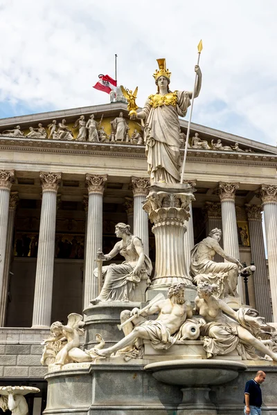 Austria, vienna, parliament — Stock Photo, Image
