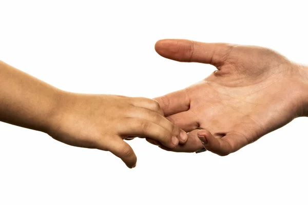 Small and large hand — Stock Photo, Image