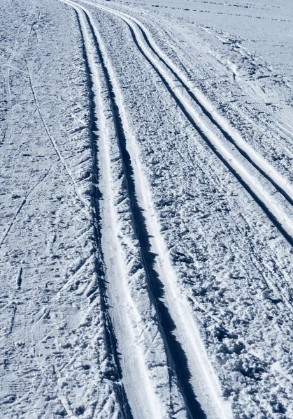 Trail for nordic skiing — Stock Photo, Image