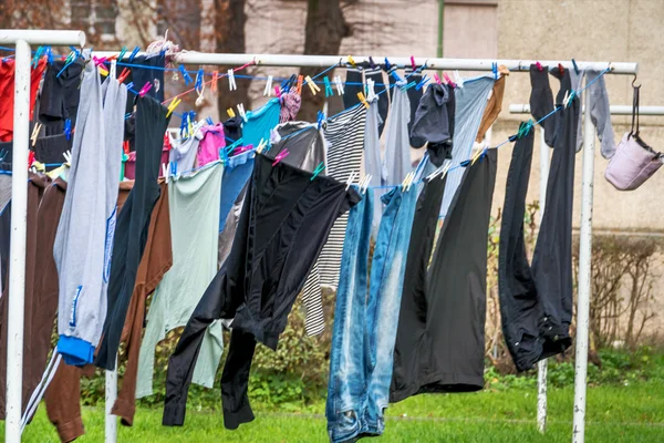 Clothes to dry — Stock Photo, Image