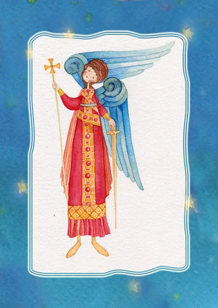 Illustration of Guardian Angel — Stock Photo, Image