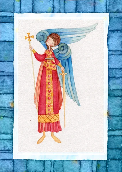 Illustration of Guardian Angel — Stock Photo, Image