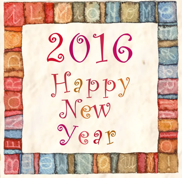 Happy new year 2016 — Stock Photo, Image