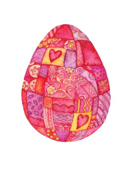 Paskalya yumurtaları, renkli suluboya