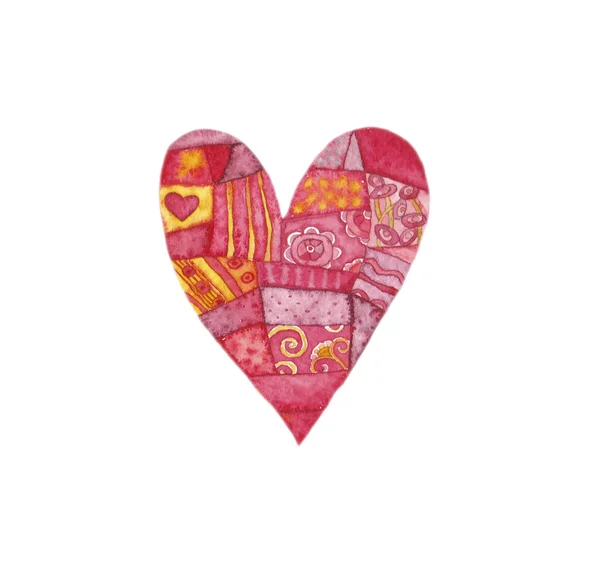 Heart, greeting card for Valentine's Day — Stock Photo, Image