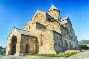 Svetitskhoveli Katedrali Gürcü Ortodoks katedrali Mtsheta kilisede olduğunu