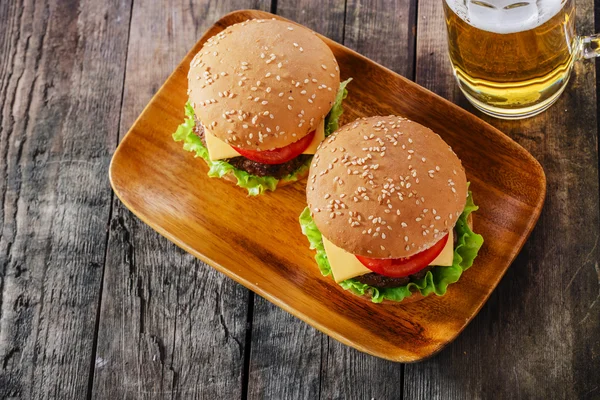 Mini hamburger — Stockfoto