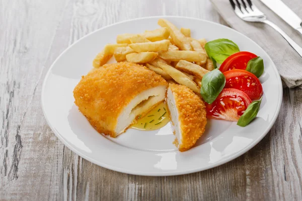 Chicken cutlets with butter on Kiev — Stock Photo, Image