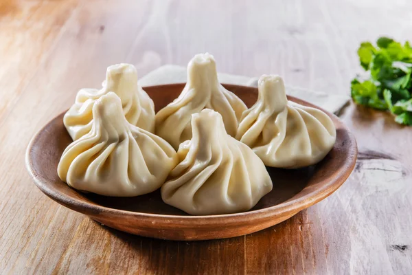 Khinkali. — Foto de Stock