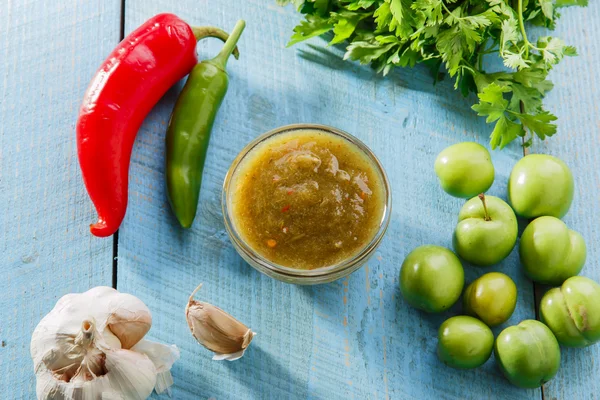 Salsa verde tkemali — Foto de Stock