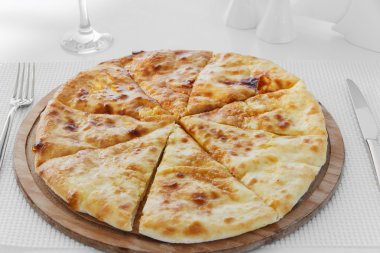 khachapuri pasta peynir yuvarlak