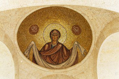 St. Mary mozaik Georgia Caucasus görüntüsünü