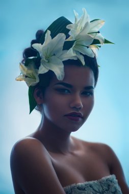 Genç güzel moda model