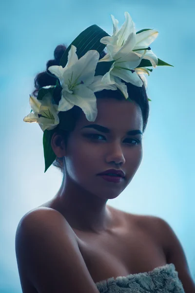 Genç güzel moda model