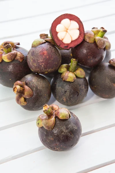 Zoete vruchten Mangosteen — Stockfoto