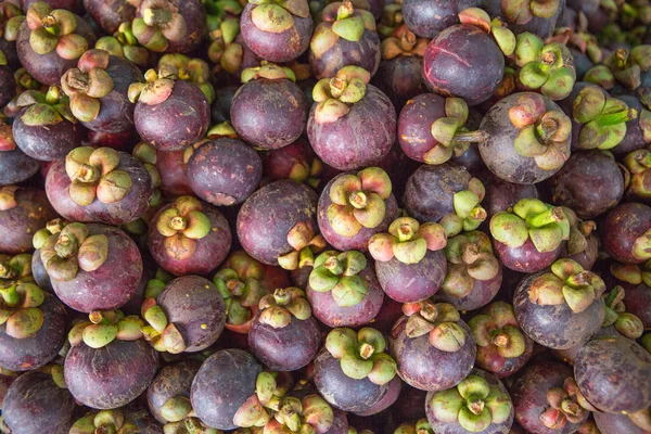 Mangostino fruta fresca — Foto de Stock